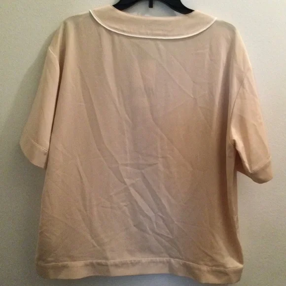 ZARA SATIN EMBROIDERED SHIRT - Picture 5 of 5